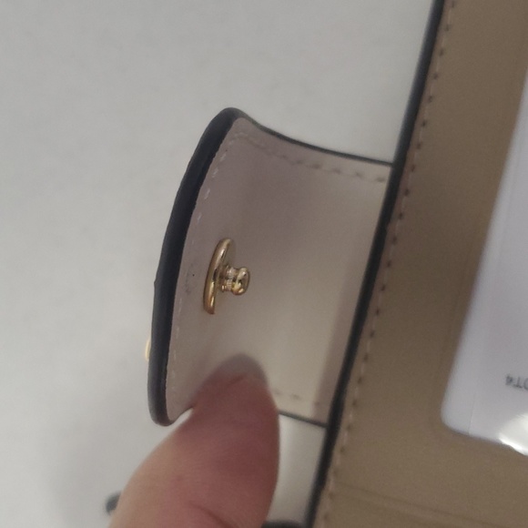 Coach CH480 Medium Corner Zip Wallet In Signature Canvas W/Nostalgic Ditsy Print - Picture 11 of 12